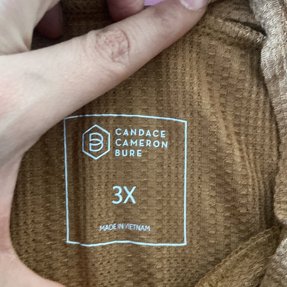 Basic Neutral Turtle Neck Top, Size 3x - image 6